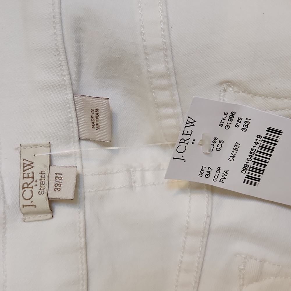 NWT J Crew Jeans White - Picture 4 of 6